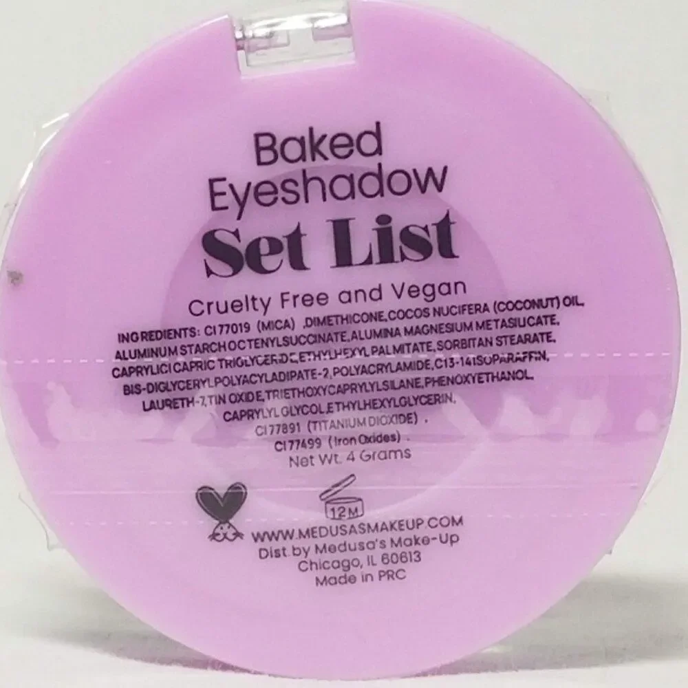 Medusa's Makeup - Baked Eyeshadow - Set List